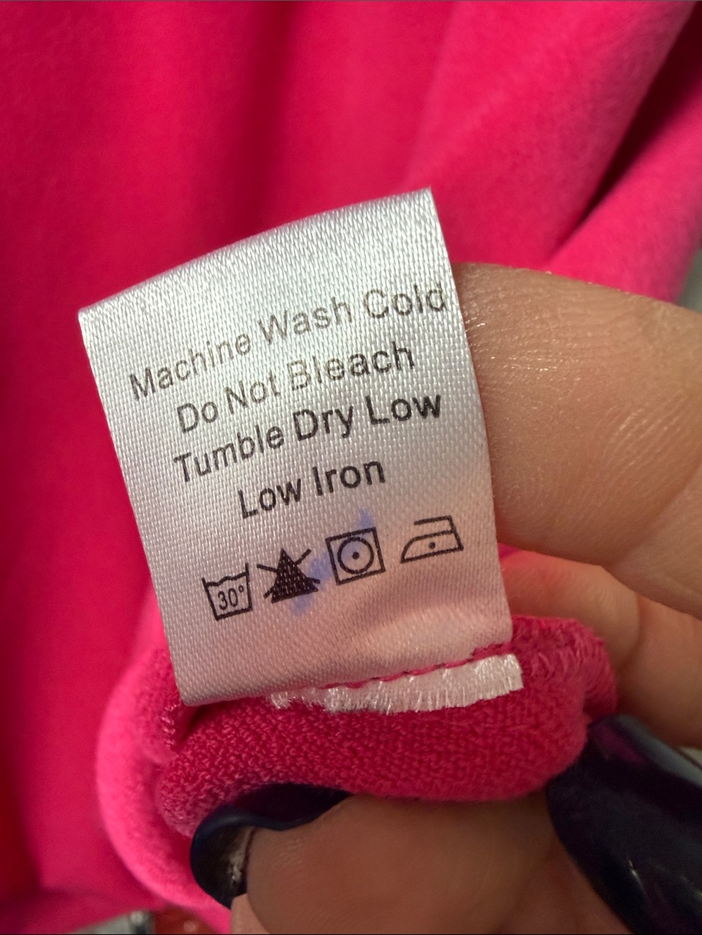 Tuckernuck Fuchsia Stretch Crepe Avery Shift Dress Size Large - Picture 13 of 14